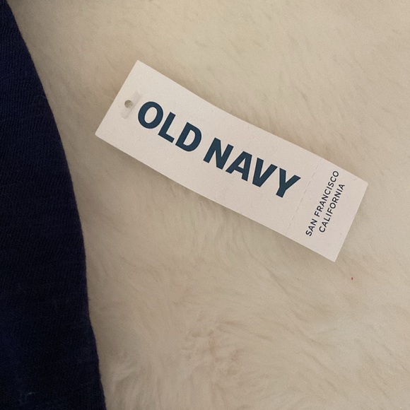 NWT OLD NAVY Relaxed Fit Tee “Sunday Funday!” Navy w/Rainbow Letters Sz XXL 🌸 - Picture 4 of 9